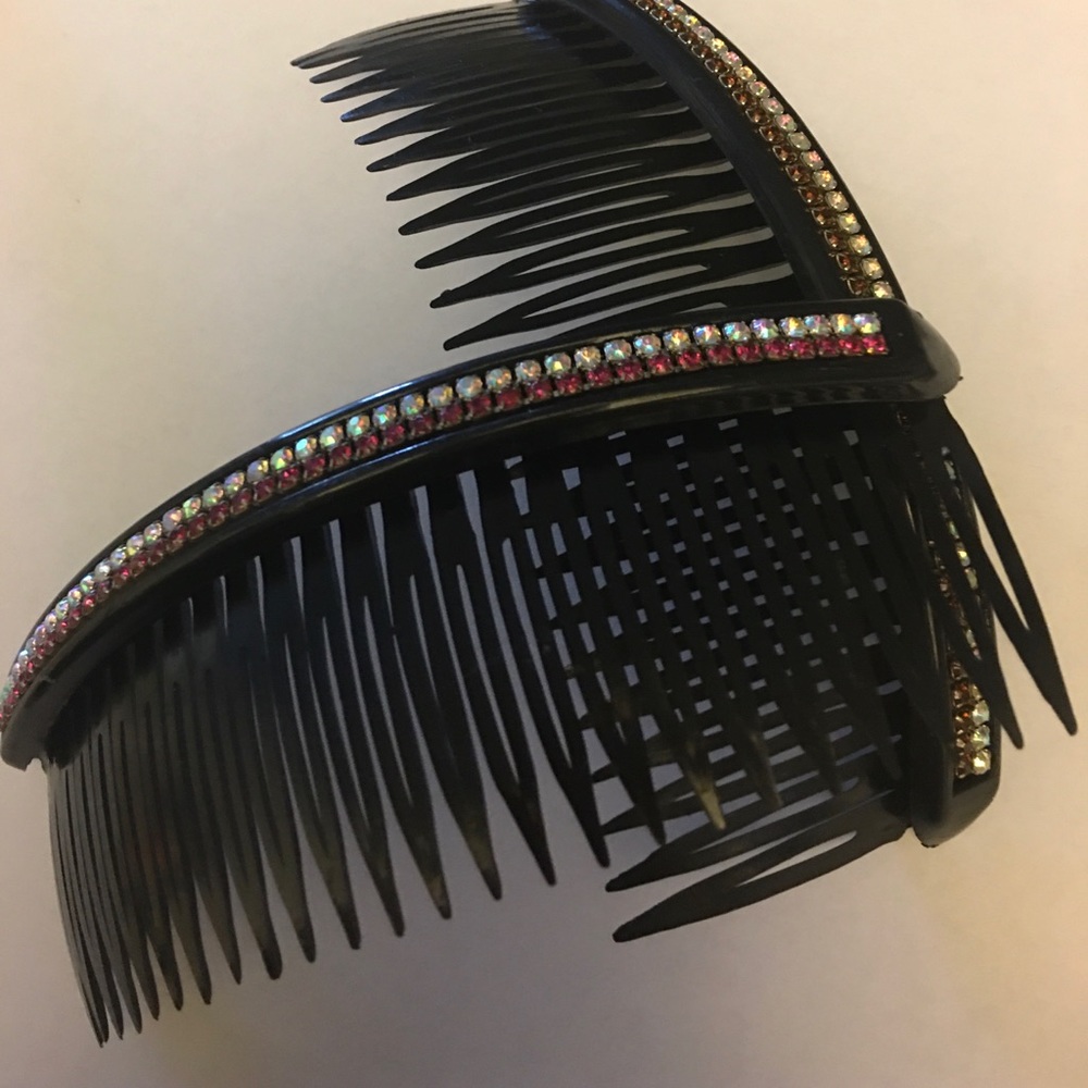 2 Large Decorative Hair Combs